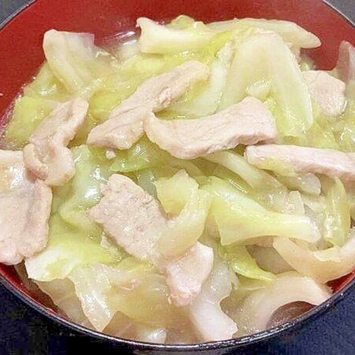 素朴飯『あんかけ豚キャベツ丼』